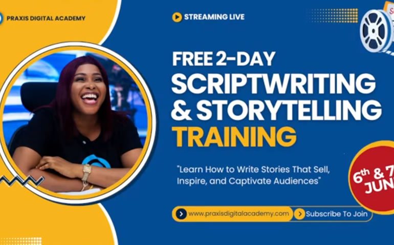 FREE 2-Day Script writing and Storytelling Training